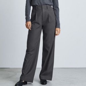 Everlane Way High Drape Pants in Slate Grey Size 00S